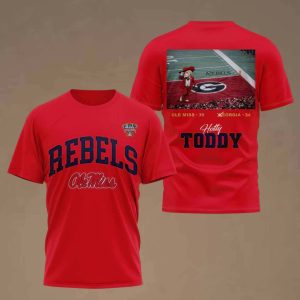 Rebels NCAA CFP Quarterfinal Game Winners Two Sided Shirt 2