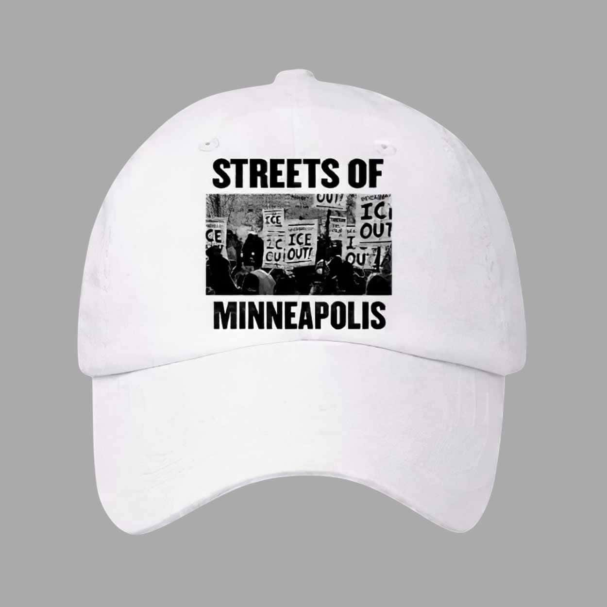 Retro Streets Of Minneapolis Print Hat Retro Streets Of Minneapolis Print Hat