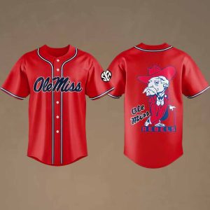Jaxson Dart x Ole Miss Baseball Jersey 2