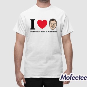 Giannis Antetokounmpo I Love Peter Celebrating 12 Years of Peter Feigin Shirt 1