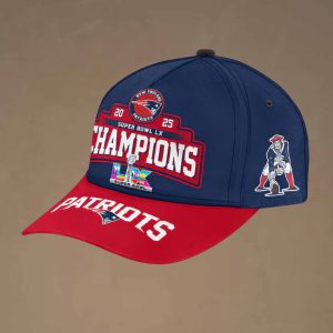 Patriots 2025 SP Bowl LX Champions Hat 2