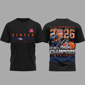 Broncos 2026 AFC Championship Champions Shirt 3