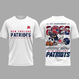 Patriots AFC Championship Champions 2026 Shirt 2