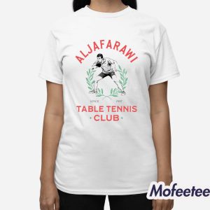 Kyrie Irving Aljafarawi Table Tennis Club Shirt 3