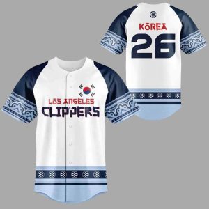 Clippers Korean Heritage Night 2026 Baseball Jersey 1