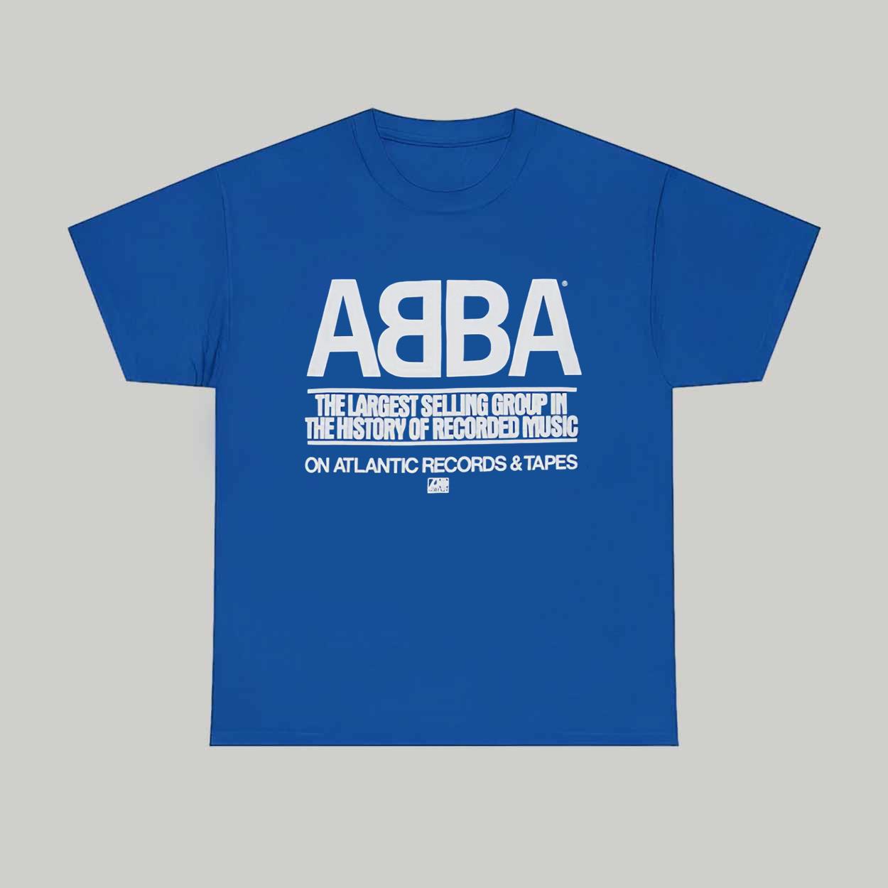 1979 Abba Atlantic Records Promo Shirt 1979 Abba Atlantic Records Promo Shirt