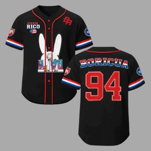 Bad Bunny Popular Latin Music Inspired Baseball Jersey 4