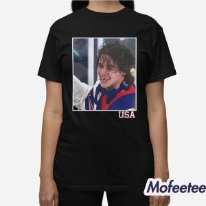 Jack Hughes OT Winner USA Shirt 3