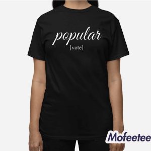 Arynne Wexler Wearing Popular Vote Shirt 2 Arynne Wexler Wearing Popular Vote Shirt 3