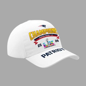 Patriots 2026 Champions SP Bowl LX Hat Cap 3