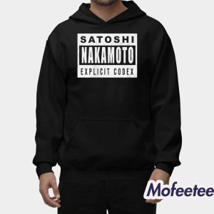 Chad Johnson Satoshi Nakamoto Explicit Codex Shirt 1 Chad Johnson Satoshi Nakamoto Explicit Codex Shirt 2