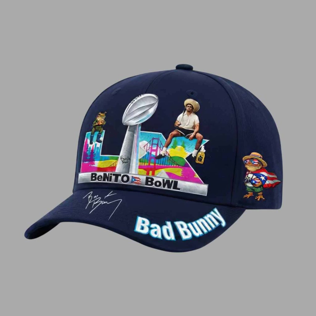 Bad Bunny Benito Bowl Puerto Rico Hat 1