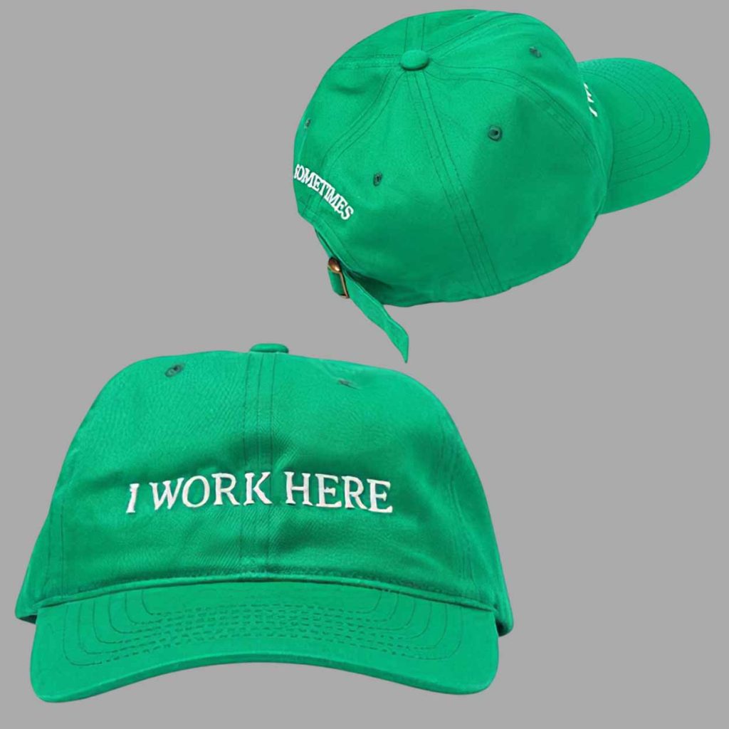 Bad Bunny I Work Here Hat 1