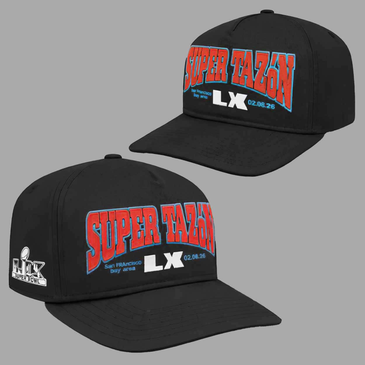 Bad Bunny Super Tazon LX 2026 Hat Cap Mofeetee Bad Bunny Super Tazon LX 2026 Hat Cap 1 