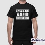 Chad Johnson Satoshi Nakamoto Explicit Codex Shirt