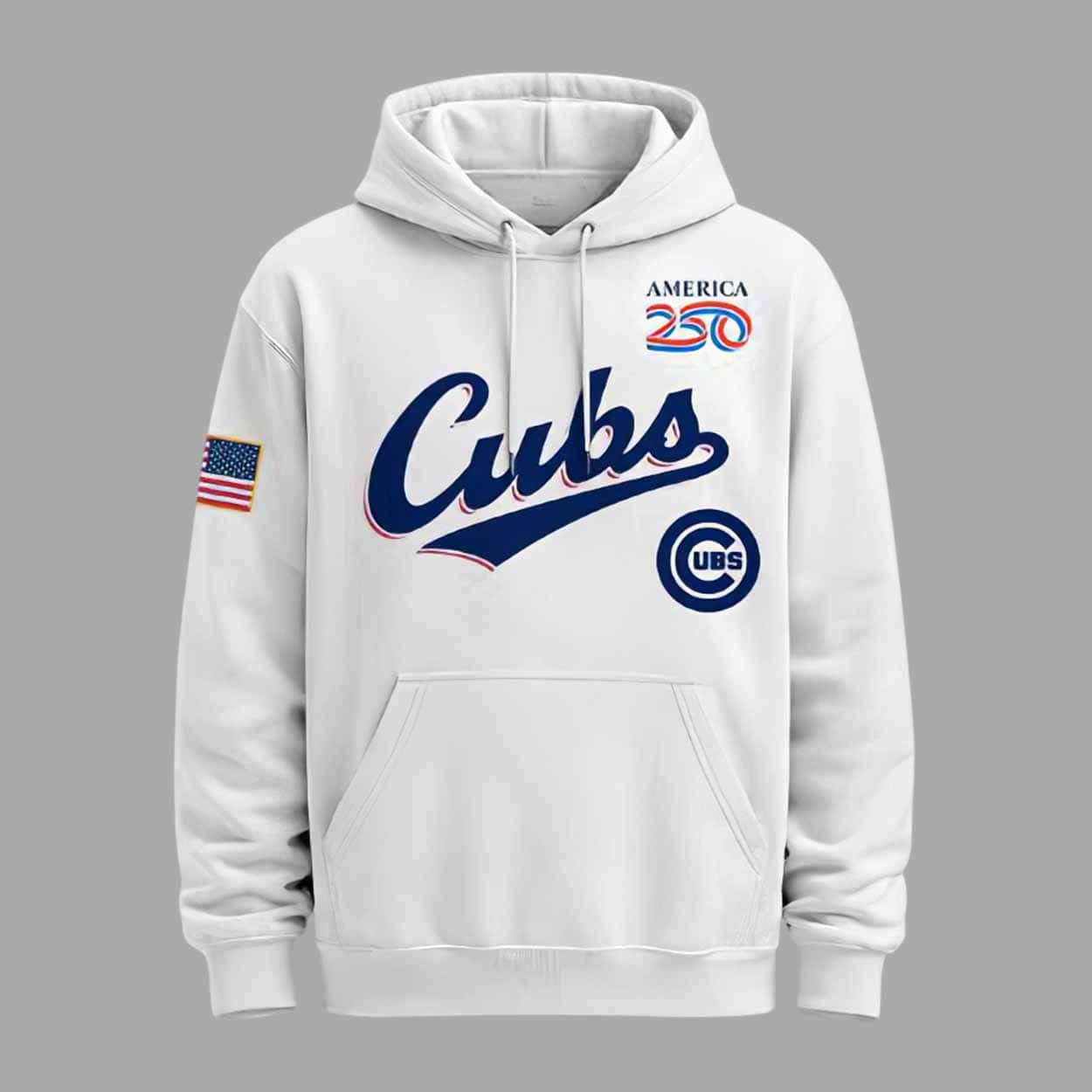 Cubs 2026 America 250th Anniversary Hoodie Cubs 2026 America 250th Anniversary Hoodie