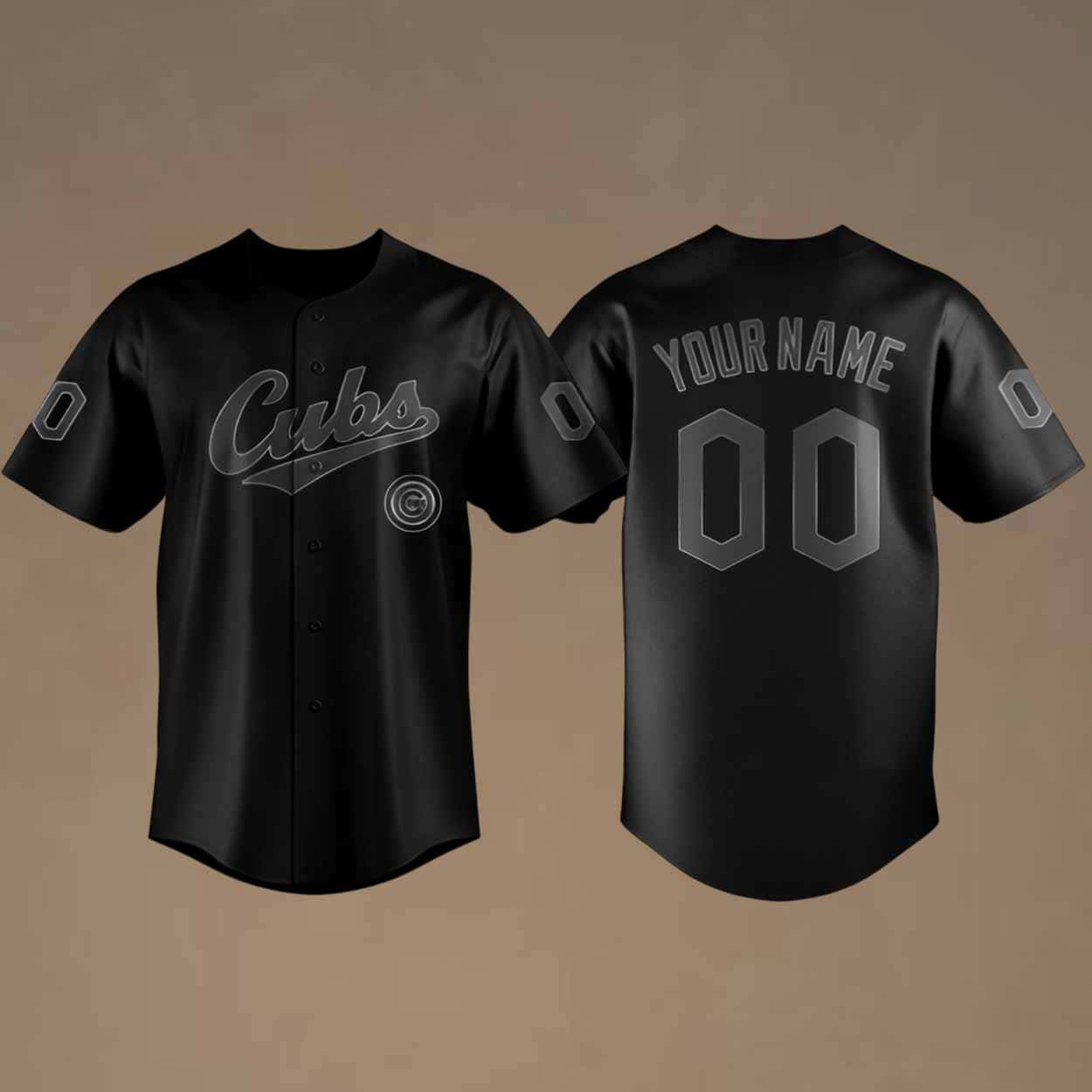 Cubs Blackout Night x 2026 Personalized Baseball Jersey Cubs Blackout Night x 2026 Personalized Baseball Jersey