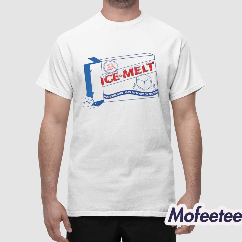 Ice Melt Fights Back Hard 100 Effective On Fascism Salt Box Shirt 1