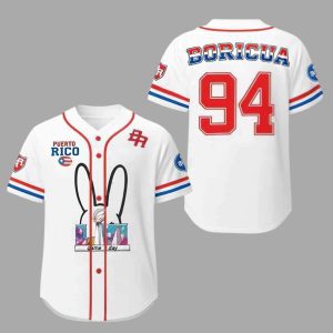 Bad Bunny Popular Latin Music Inspired Baseball Jersey 3
