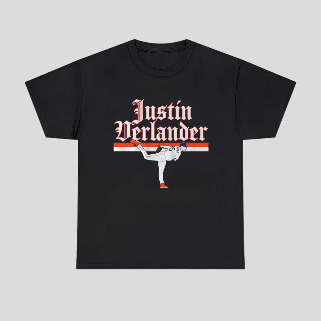 Justin Verlander Detroit Ace Pose Shirt