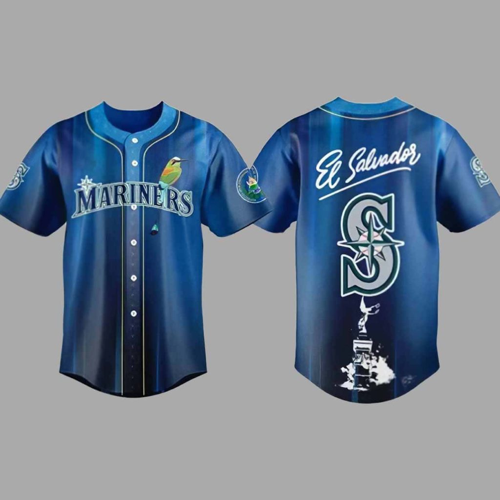 Mariners Salvadoran Heritage Day 2026 Jersey 1 Mariners Salvadoran Heritage Day 2026 Jersey 1