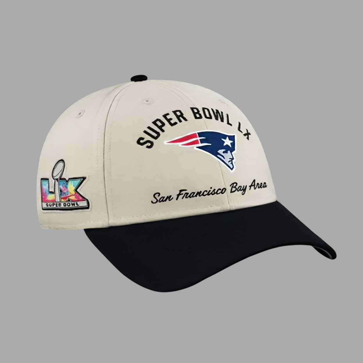 Patriots SP Bowl LX San Francisco Bay Area Hat 1 Patriots SP Bowl LX San Francisco Bay Area Hat 1