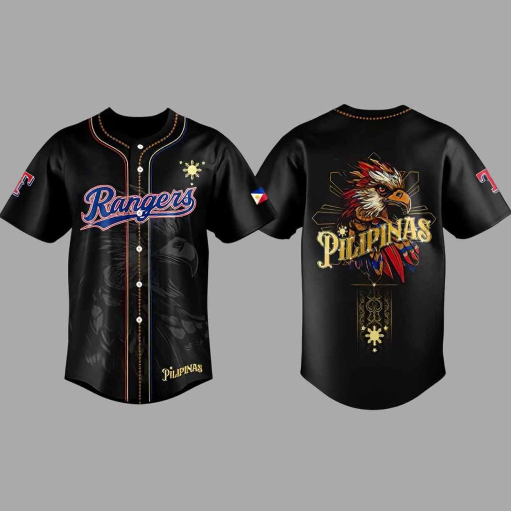 Rangers Filipino Heritage Night 2026 Baseball Jersey 1 Rangers Filipino Heritage Night 2026 Baseball Jersey 1
