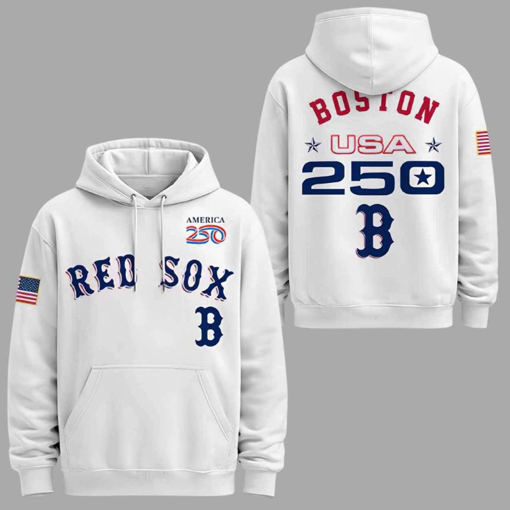 Red Sox 2026 America 250th Anniversary Hoodie 1