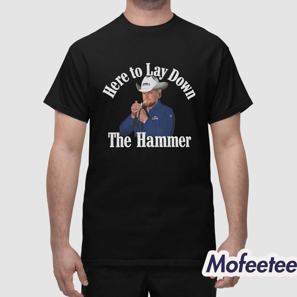 Sam Darnold Here To Lay Down The Hammer Shirt 1
