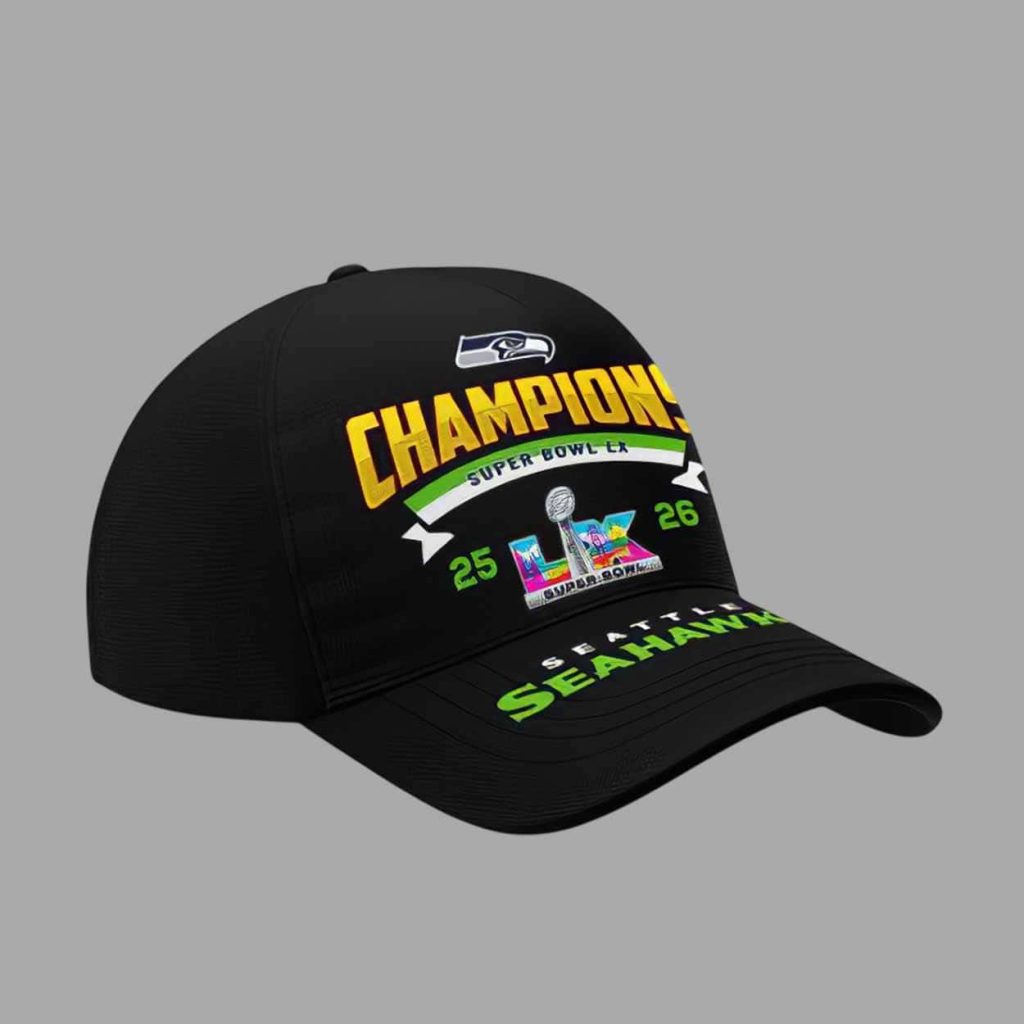 Seahawks 2026 Champions SP Bowl LX Hat 1
