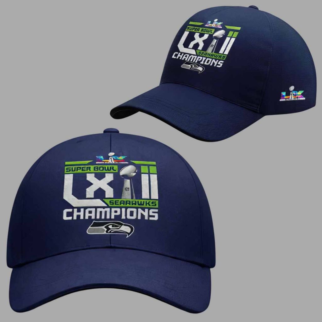 Seahawks Super Bowl LX 2026 Victory Hat 1 Seahawks Super Bowl LX 2026 Victory Hat 1