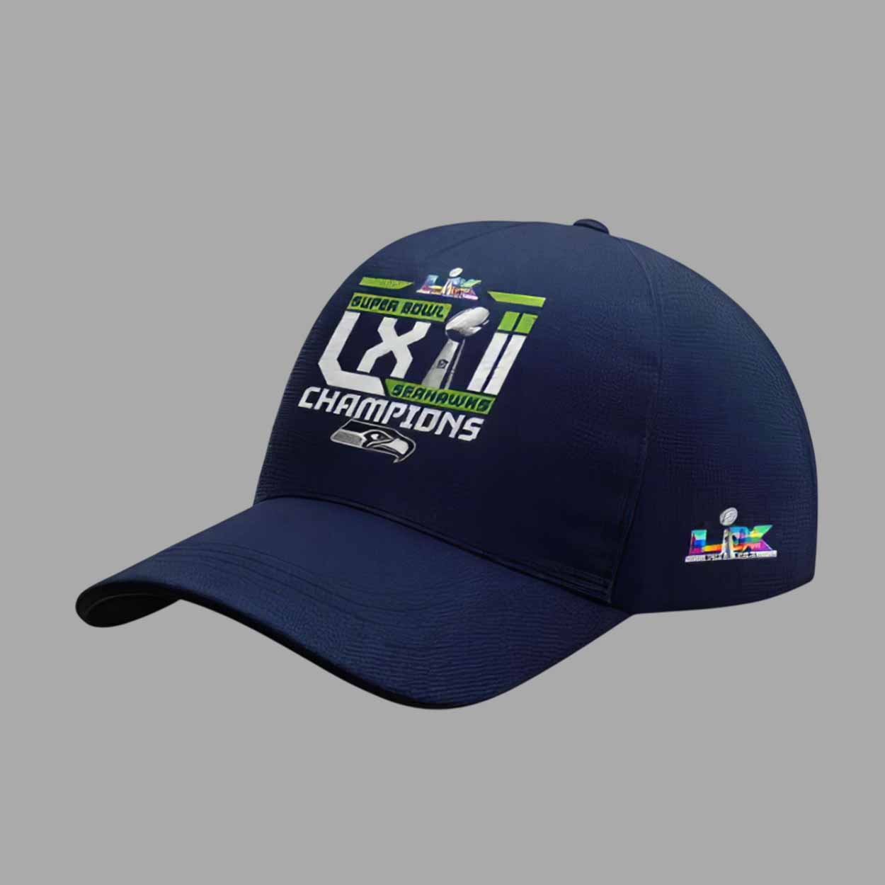 Seahawks Super Bowl LX 2026 Victory Hat Seahawks Super Bowl LX 2026 Victory Hat