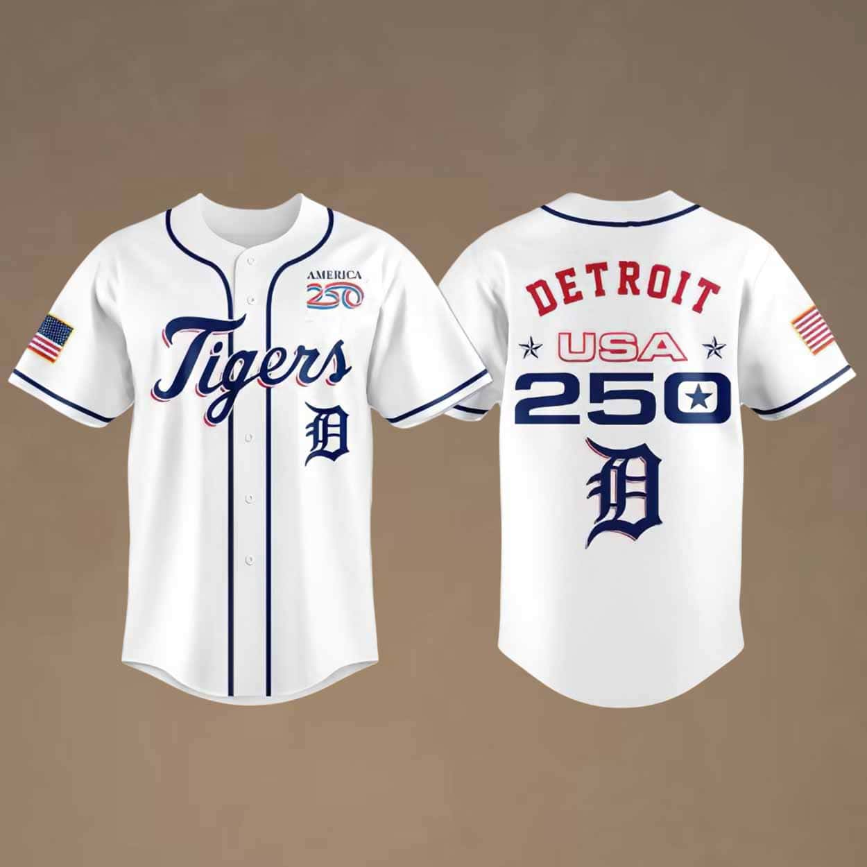 Tigers Celebration United States of America 250 Anniversary 2026 Jersey Tigers Celebration United States of America 250 Anniversary 2026 Jersey