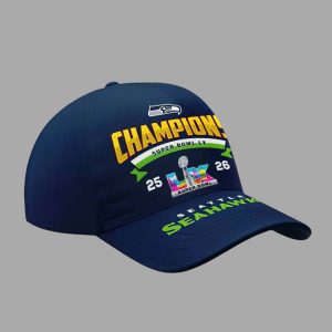 Seahawks 2026 Champions SP Bowl LX Hat 3