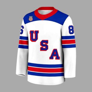 Jack Hughes 2026 Golden Goal 86 Signature Hockey Jersey 2