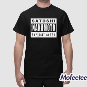 Chad Johnson Satoshi Nakamoto Explicit Codex Shirt
