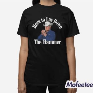 Sam Darnold Here To Lay Down The Hammer Shirt 3