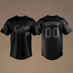 Cubs Blackout Night x 2026 Personalized Baseball Jersey 1 Cubs Blackout Night x 2026 Personalized Baseball Jersey 2