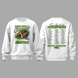 Seahawks Super Bowl LX Champions Hoodie 2