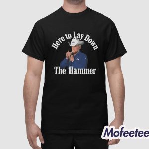 Sam Darnold Here To Lay Down The Hammer Shirt 1
