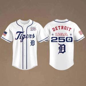 Tigers Celebration United States of America 250 Anniversary 2026 Jersey 1 Tigers Celebration United States of America 250 Anniversary 2026 Jersey 2