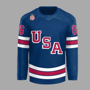 Jack Hughes USA Hockey Team 2026 Jersey 2