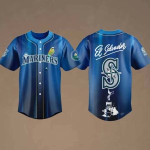 Mariners Salvadoran Heritage Day 2026 Jersey 1 Mariners Salvadoran Heritage Day 2026 Jersey 2