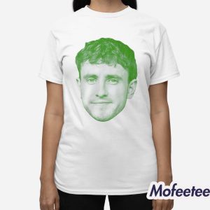 Paul Mescal Irish Baby Tee St Patrick's Day Lucky 4 Leaf Clover Shirt 3