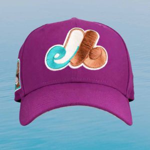 Montreal Expos Olympic Stadium Metallic Purple 2026 Hat 2