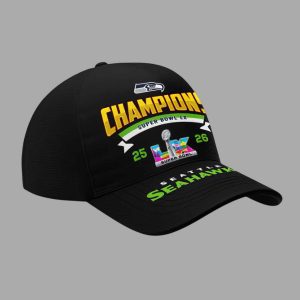 Seahawks 2026 Champions Super Bowl LX Hat 3