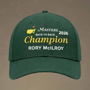 2026 Masters Golf Back To Back Champion Rory McIlroy Hat 2