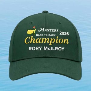 2026 Masters Golf Back To Back Champion Rory McIlroy Hat 1