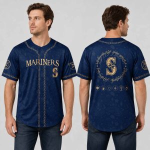 Mariners The Lord of The Rings Baseball Jersey 1 Mariners The Lord of The Rings Baseball Jersey 2