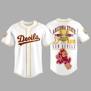 Sun Devils 2026 Big 12 Softball Tournament Champions Baseball Jersey 1